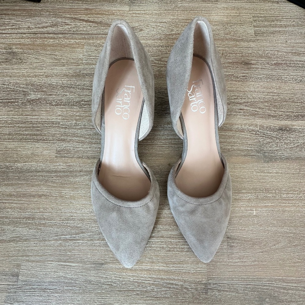 Franco Sarto Fenway suede wedge heels